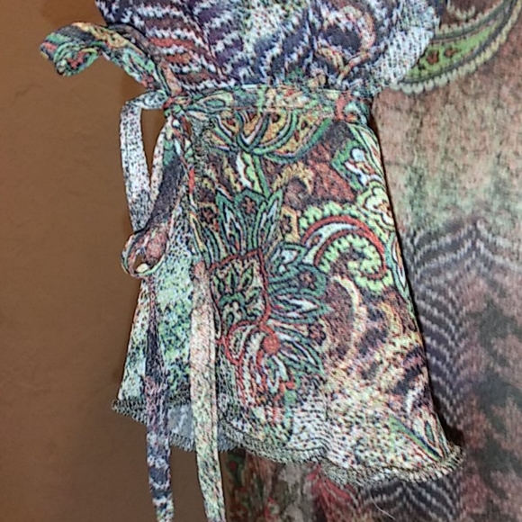 Hillary Scott LaBellum chiffon maxi dress, S - Picture 10 of 14